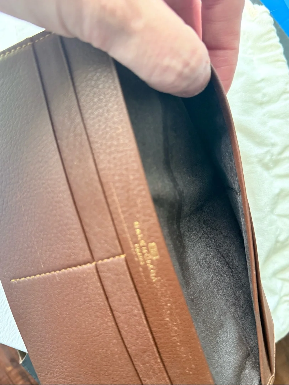 Balenciaga Brown Long Wallet